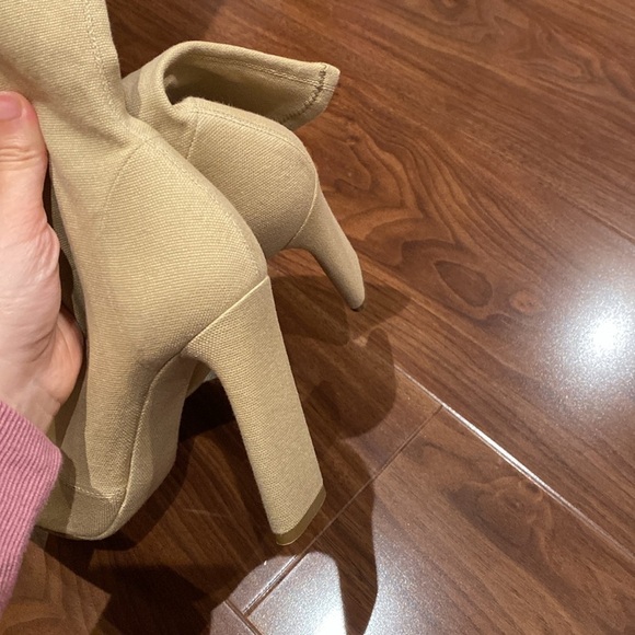 YEEZY Season 7 / stretch canvas sock ankle boot military light 36 - Picture 6 of 9